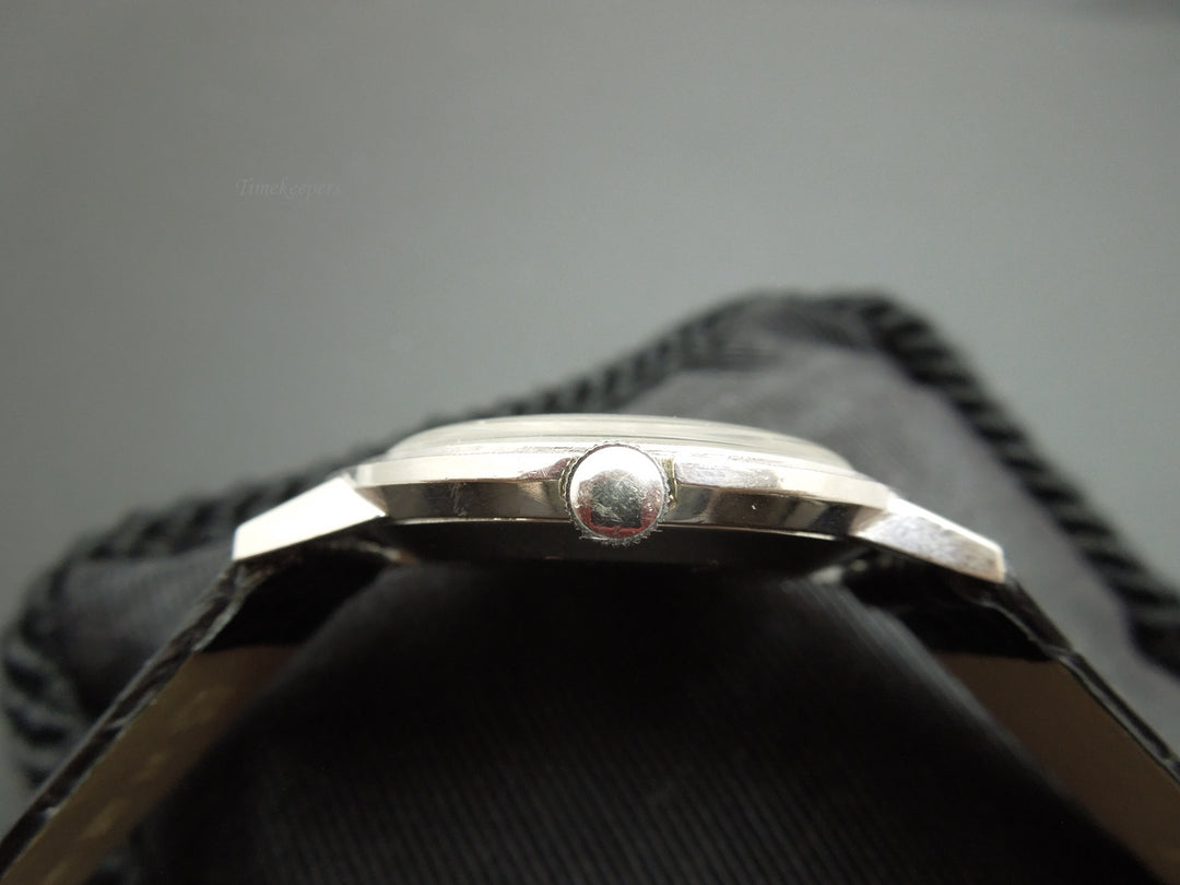 b879 Men's Classic Mechanical 14kt White Gold Longines Wristwatch with box