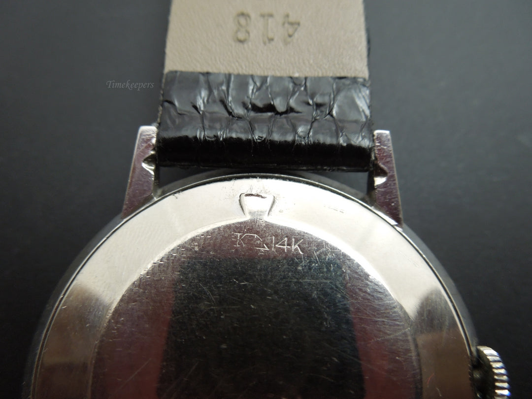 b879 Men's Classic Mechanical 14kt White Gold Longines Wristwatch with box