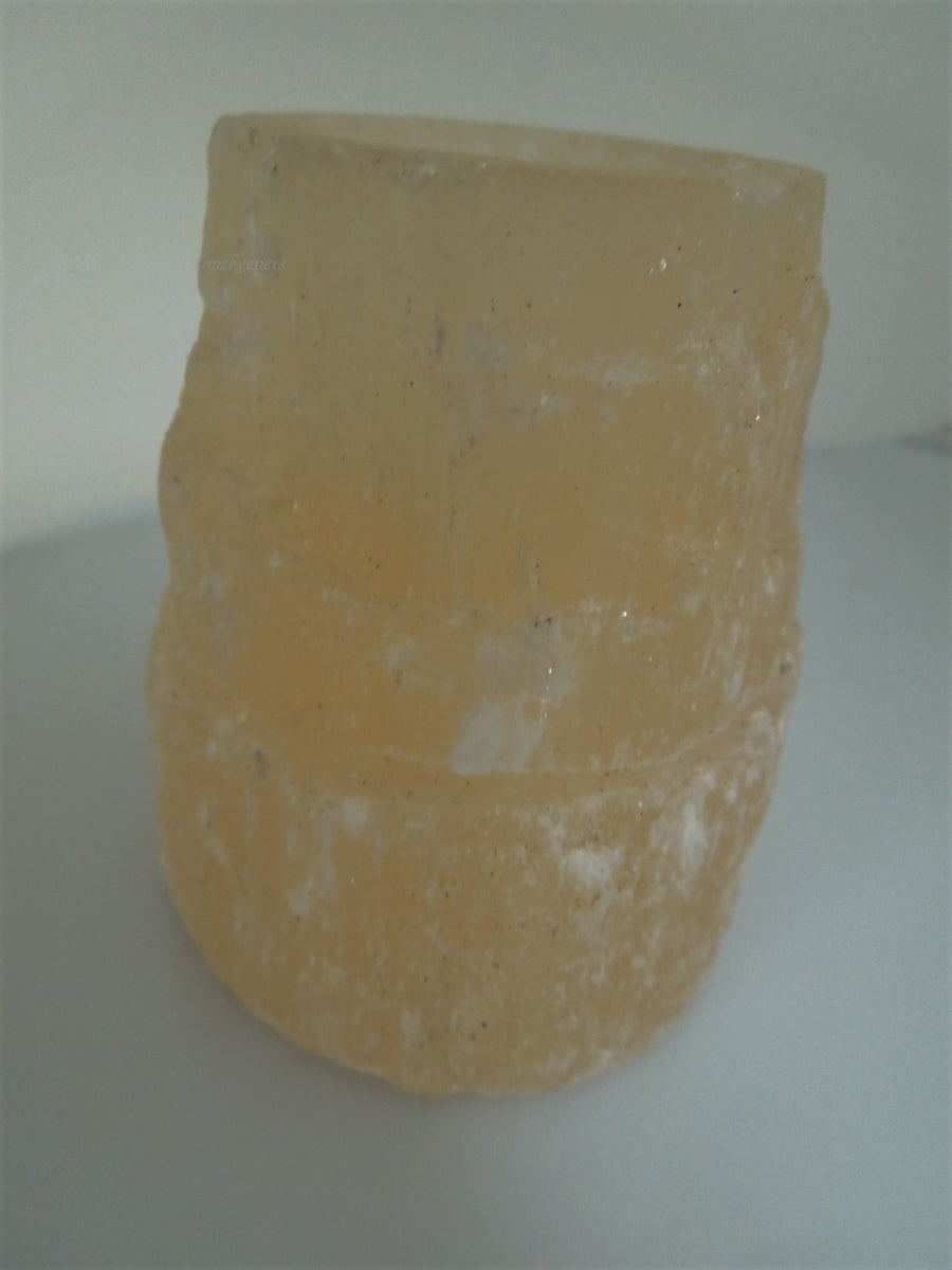 r634 Himalayan Salt Rock Tea Light Candle Holder