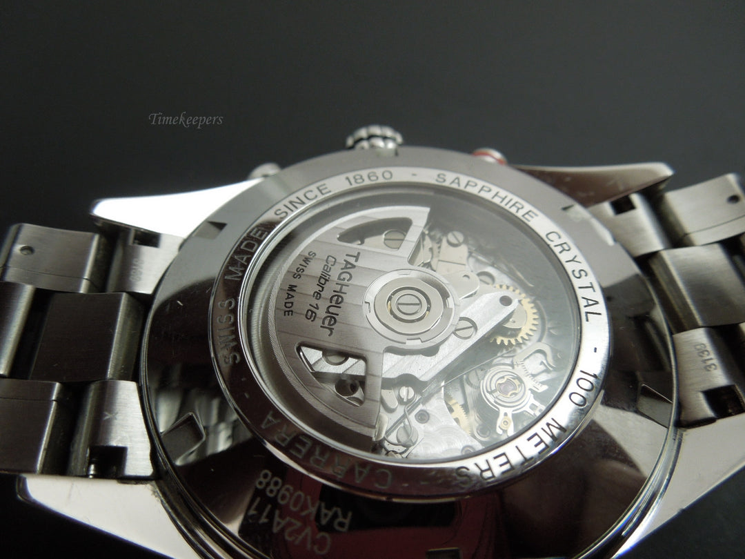 b893 Stylish Men's Automatic Tag Heuer Carrera Calibre 16 Wristwatch