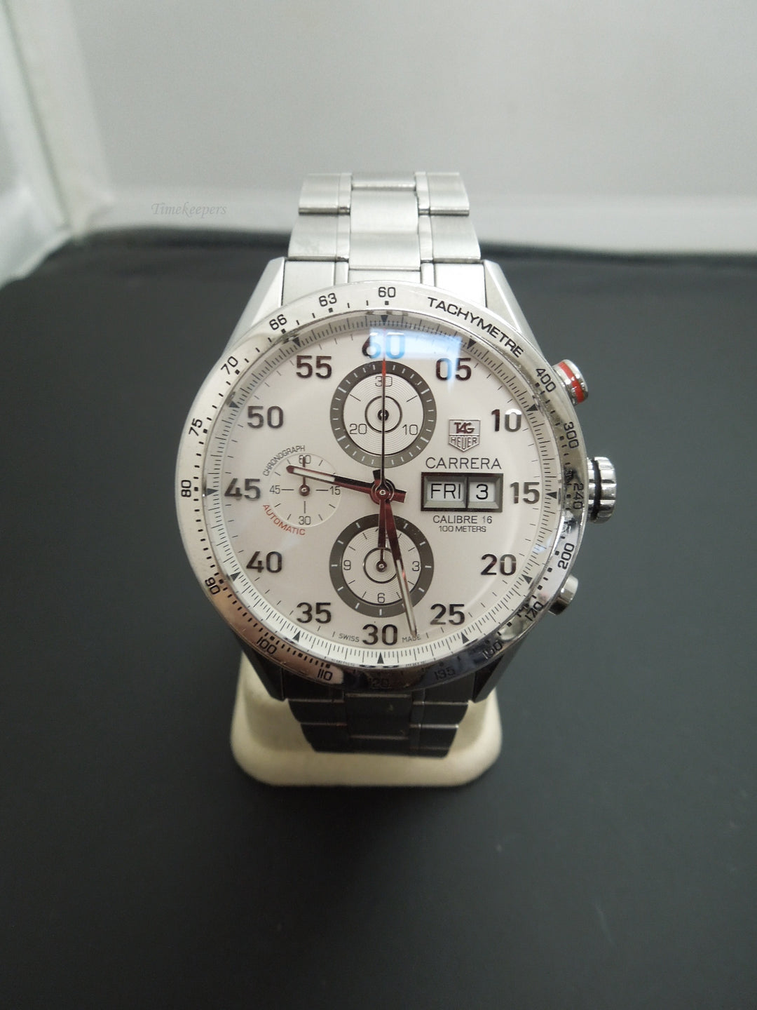 b893 Stylish Men's Automatic Tag Heuer Carrera Calibre 16 Wristwatch