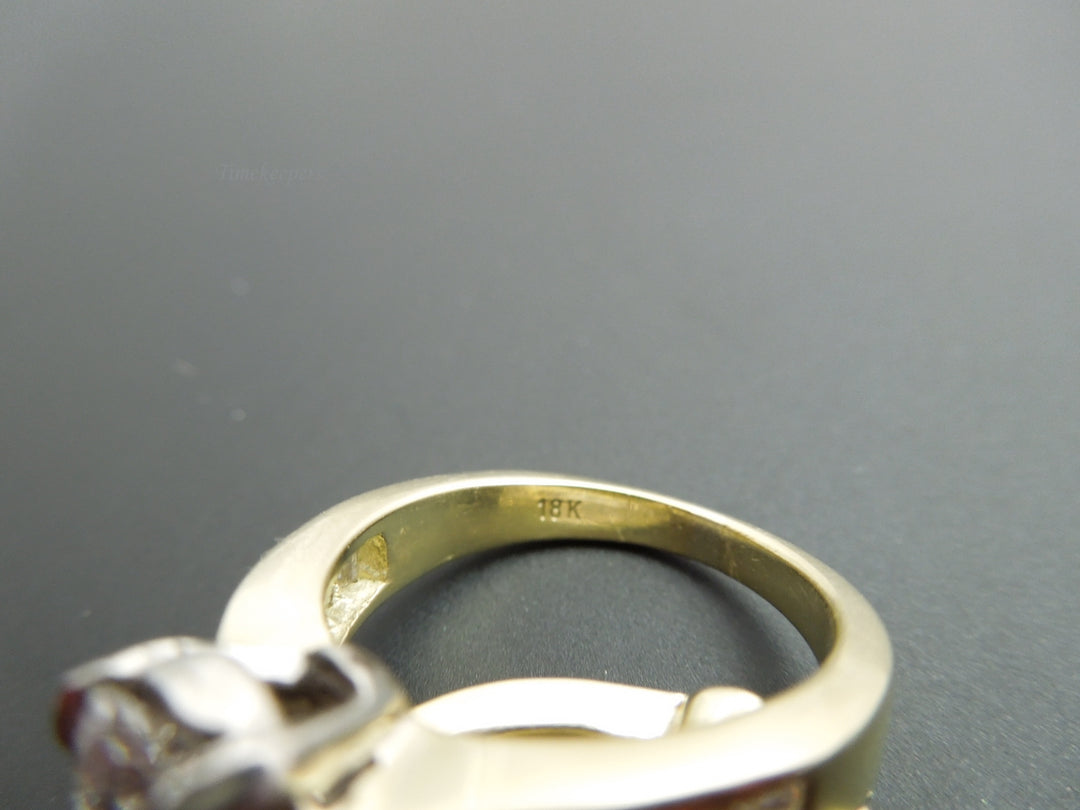 d909 Gorgeous 18k Yellow Gold Ladies Diamond Wedding Set