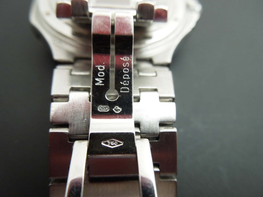 b920 Stunning 18kt White Gold Unisex Concord Saratoga Automatic Wristwatch