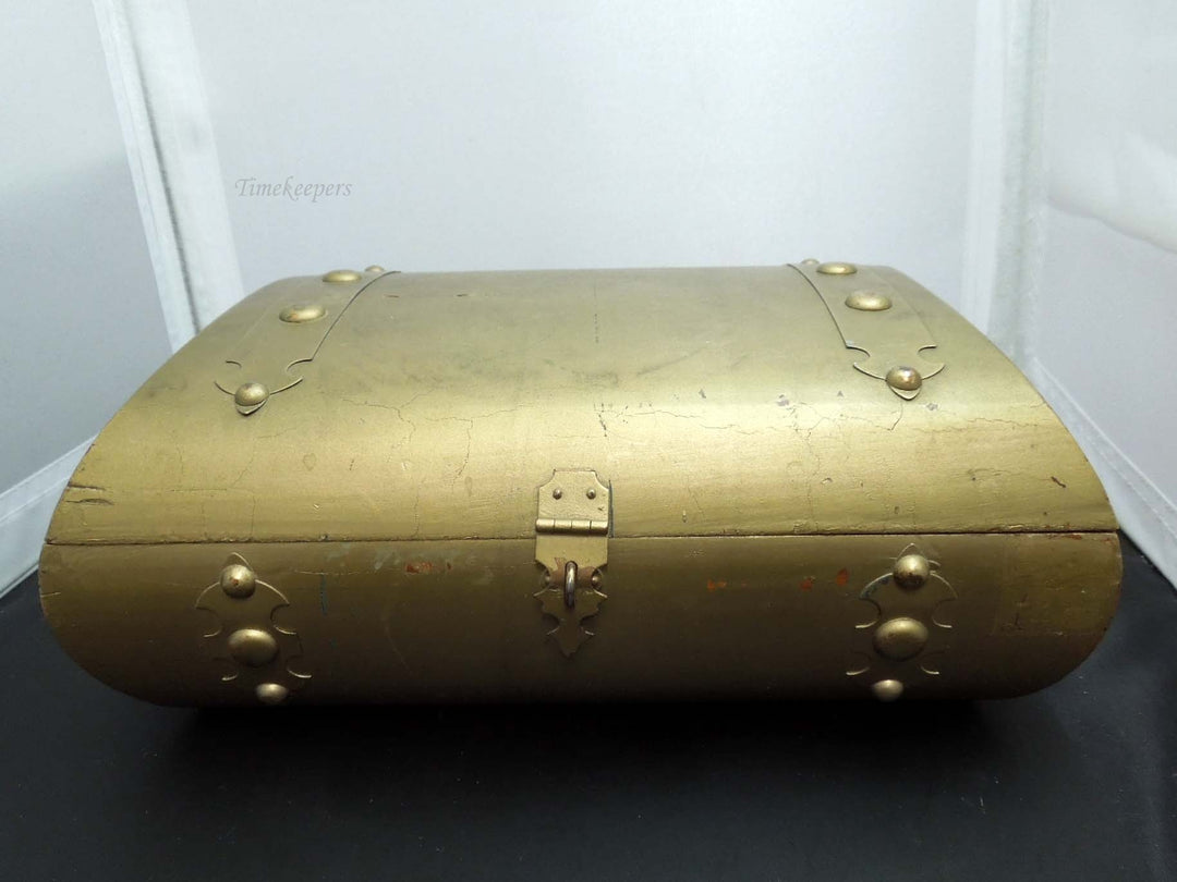 h503 Vintage Wood Rectangle Box-Jewlery, Trinket, Whatever