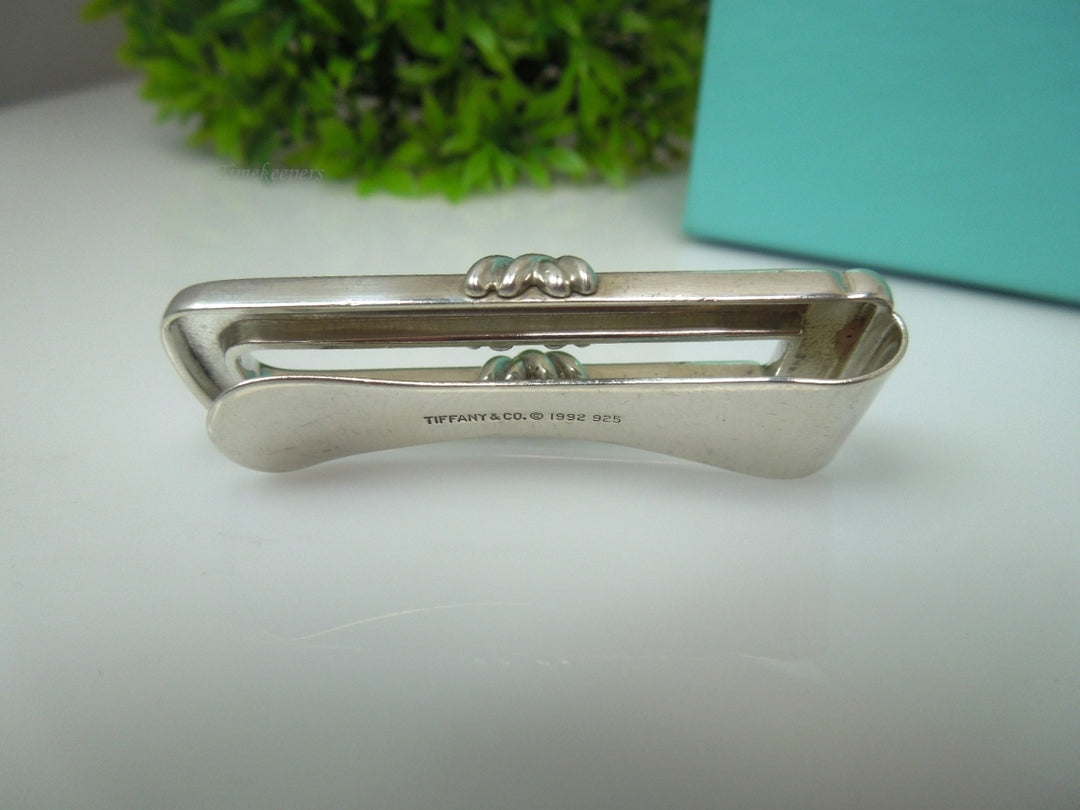 k615 Stylish Unisex 1992 Tiffany &amp; Co Sterling Silver Money Clip