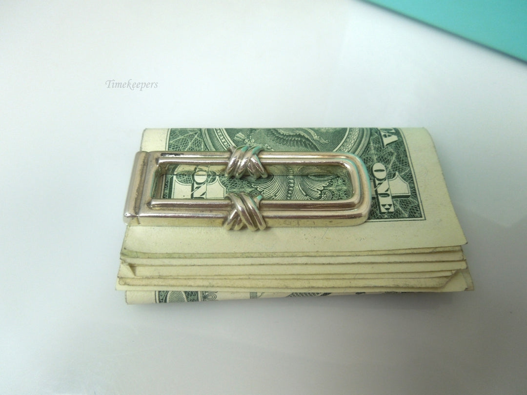k615 Stylish Unisex 1992 Tiffany &amp; Co Sterling Silver Money Clip