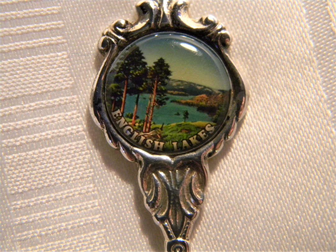 j660 Nice Preowned Silver Plate Collector Spoon from English Lakes