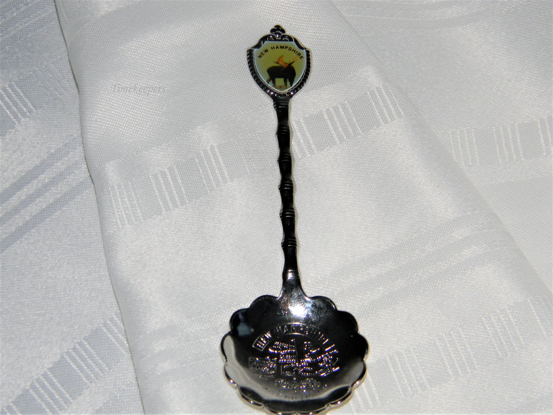 j675 Nice Preowned Stainless Steel Collector Spoon from New Hampshire