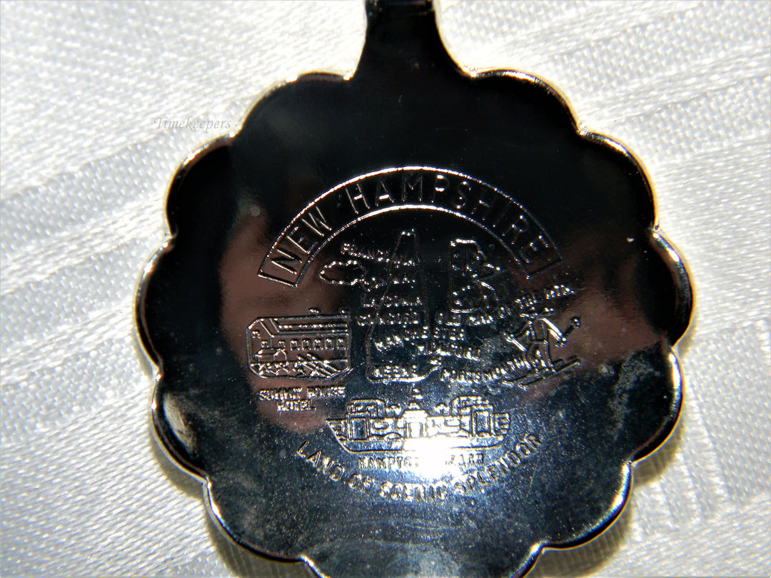 j675 Nice Preowned Stainless Steel Collector Spoon from New Hampshire