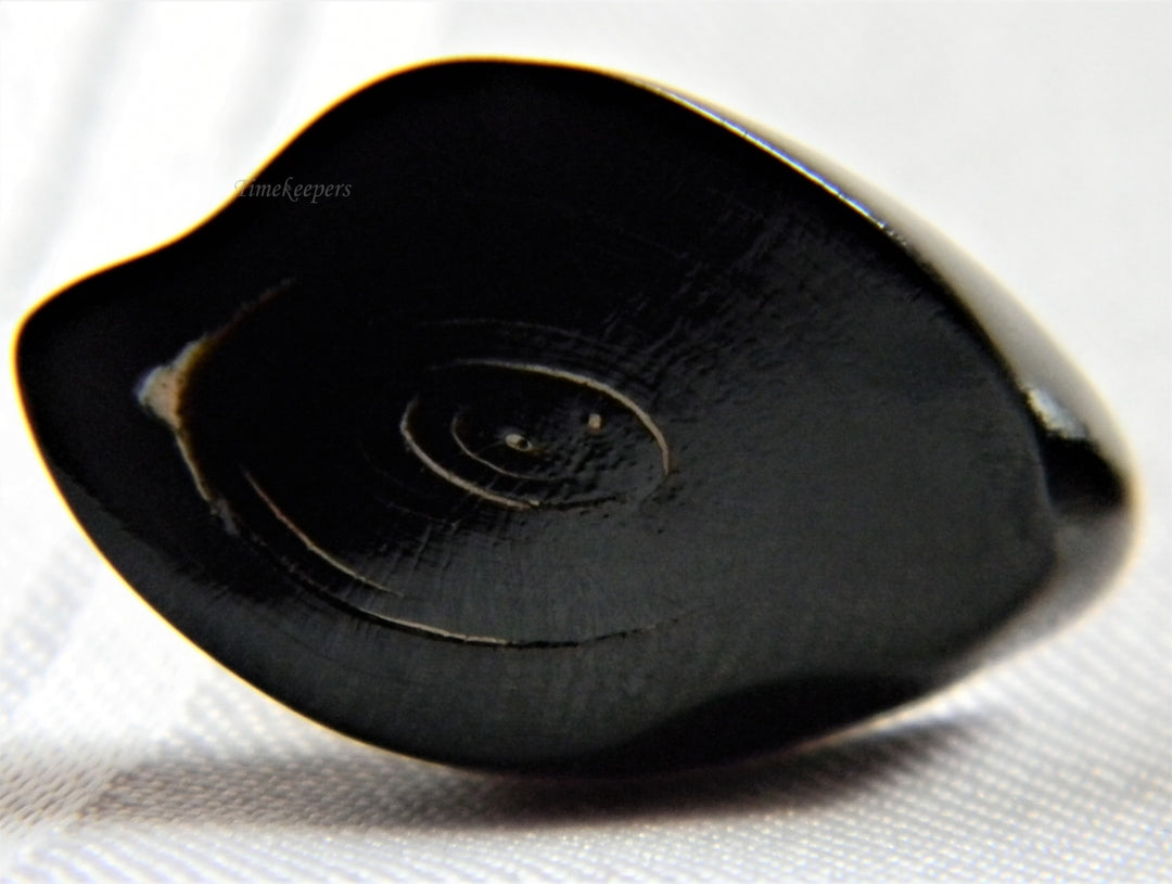 h916 Vintage Handsome Men's Wood Slice and Sterling Silver Cuff Links