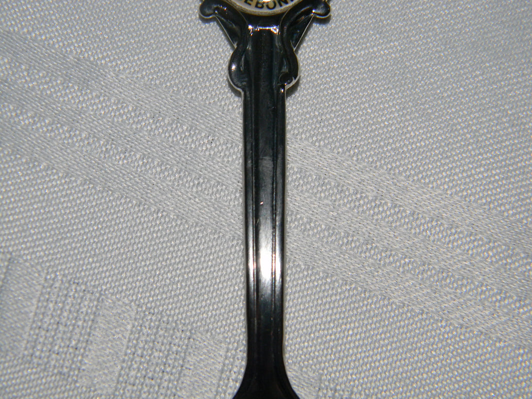 j695 Preowned Stainless Steel Collector Spoon from Texas -Blue Bonnet
