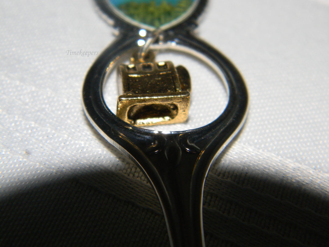 j696 Nice Preowned Stainless Steel Collector Charm Spoon from Lake Tahoe