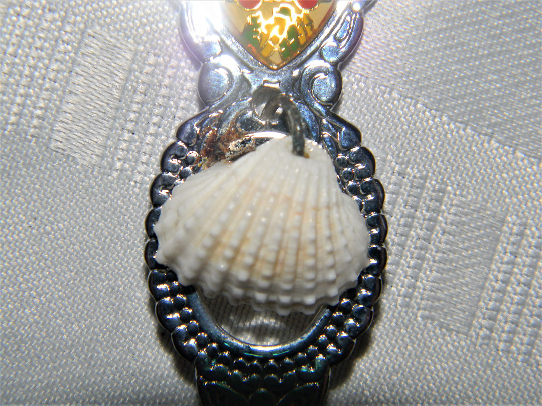 j697 Nice Preowned Stainless Steel Collector Charm Spoon from Aruba