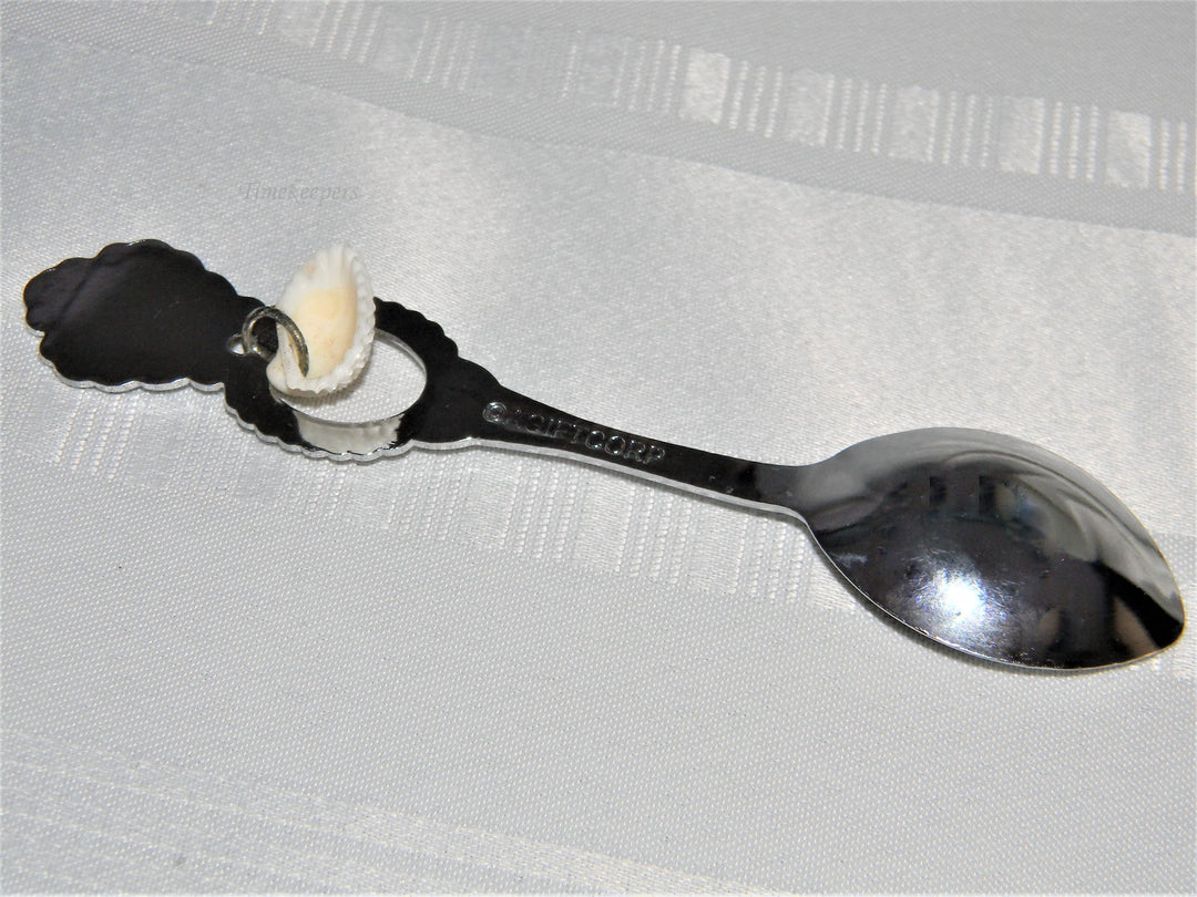 j697 Nice Preowned Stainless Steel Collector Charm Spoon from Aruba