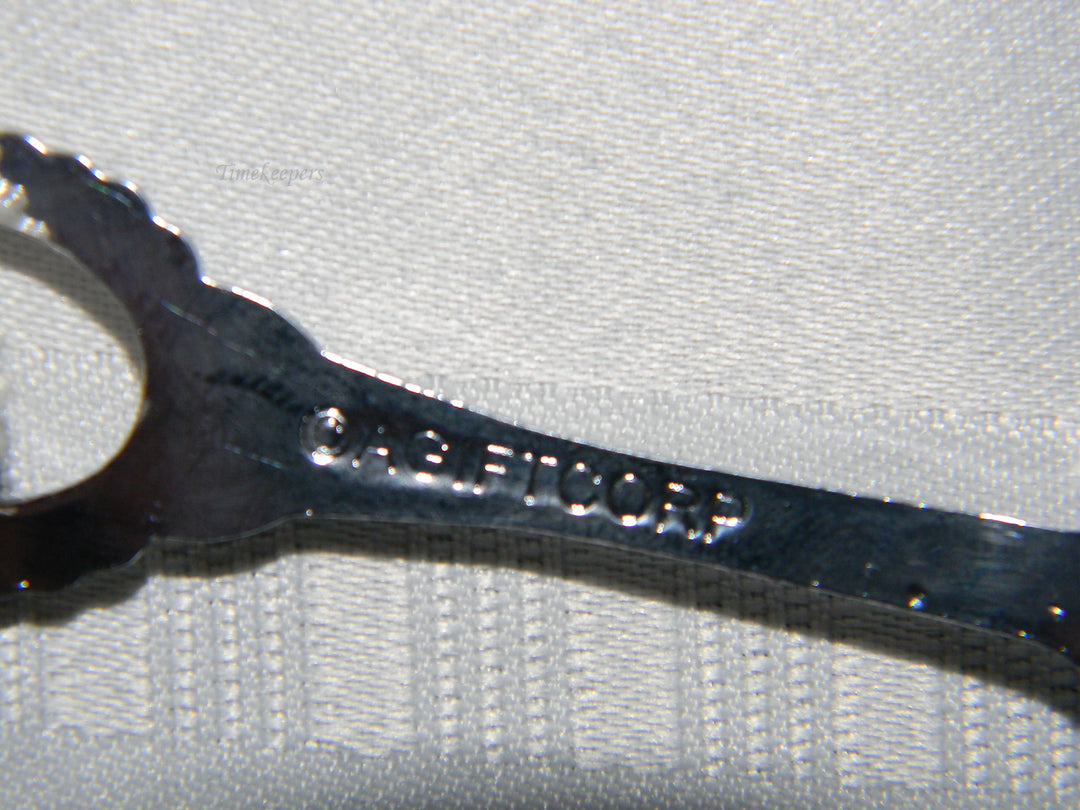 j697 Nice Preowned Stainless Steel Collector Charm Spoon from Aruba