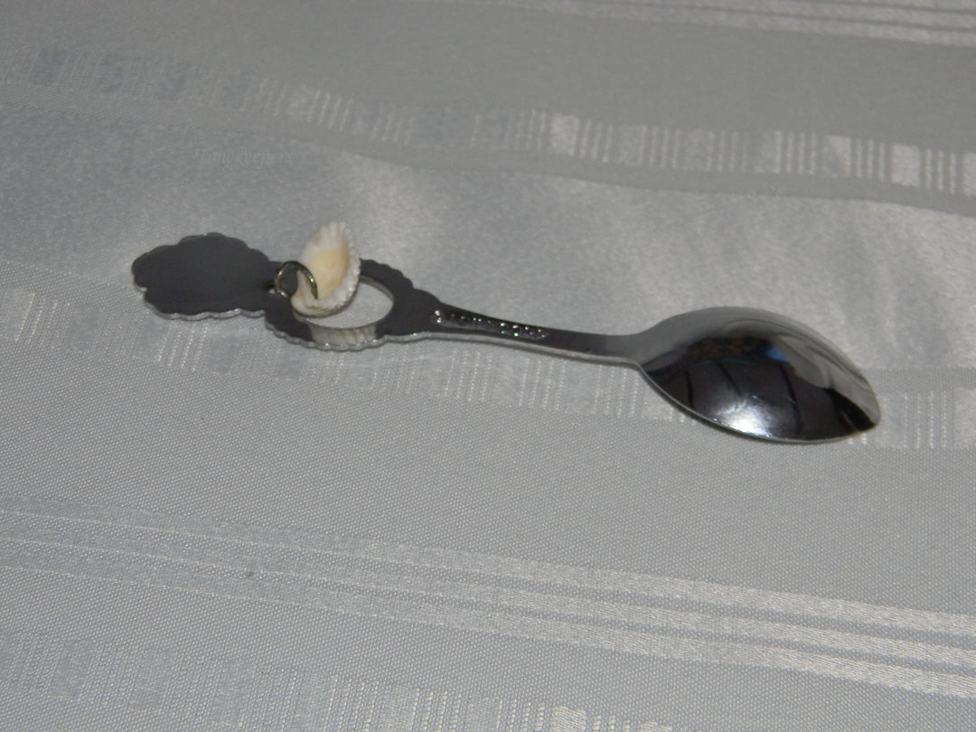 j697 Nice Preowned Stainless Steel Collector Charm Spoon from Aruba