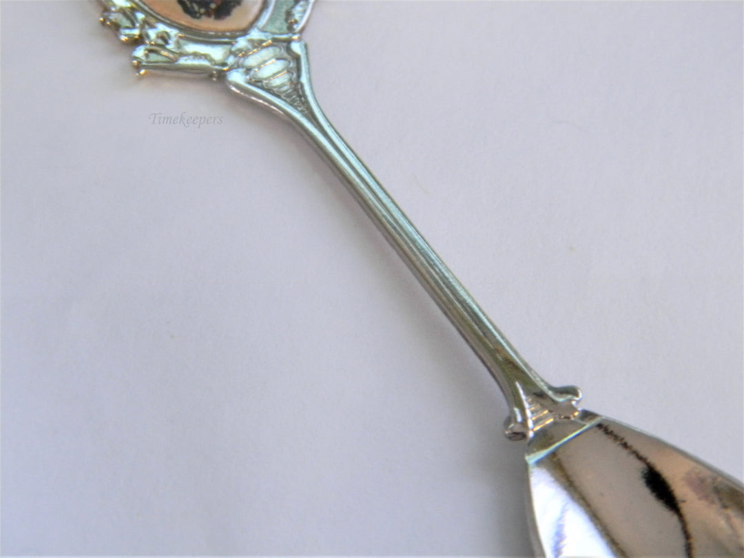 j699 Nice Preowned Souvenir Spoon in Silver Plate from Oklahoma