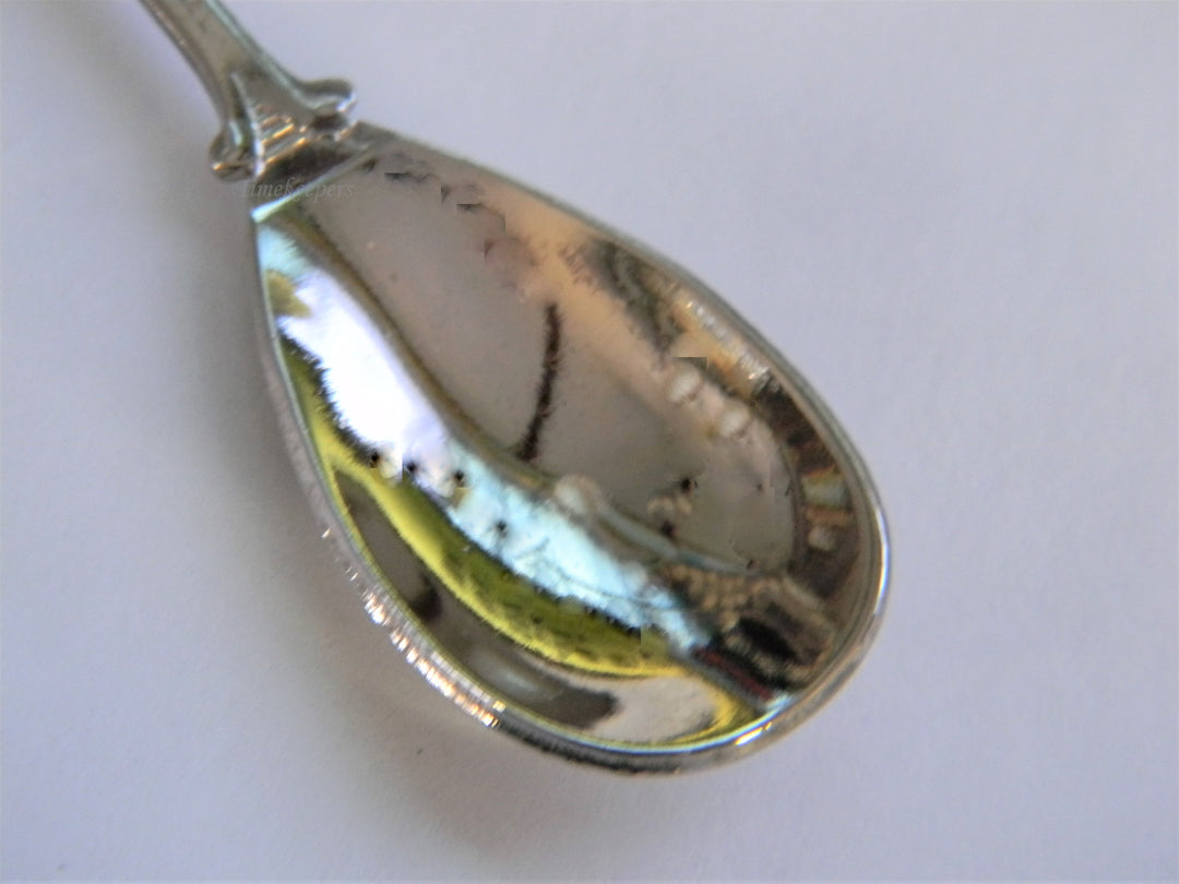 j699 Nice Preowned Souvenir Spoon in Silver Plate from Oklahoma