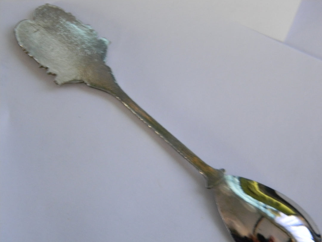 j699 Nice Preowned Souvenir Spoon in Silver Plate from Oklahoma