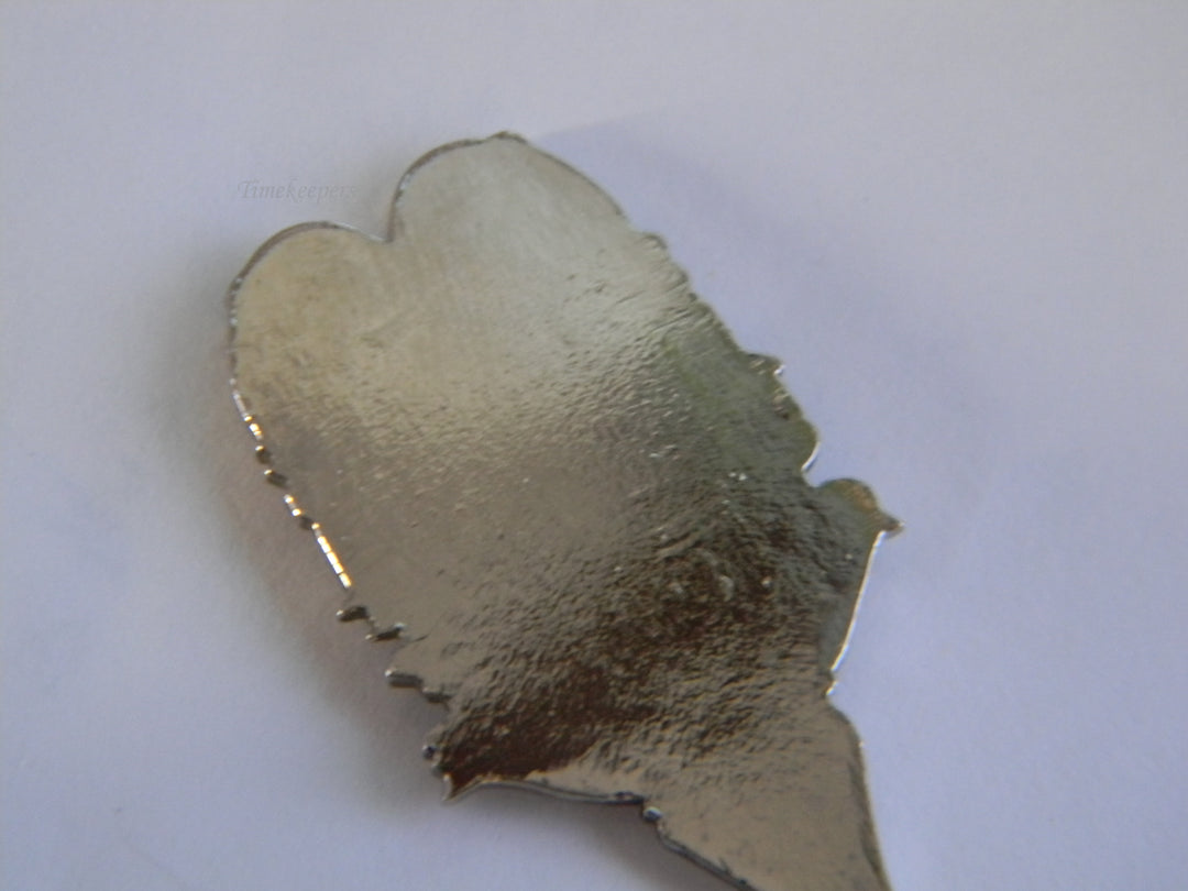 j699 Nice Preowned Souvenir Spoon in Silver Plate from Oklahoma