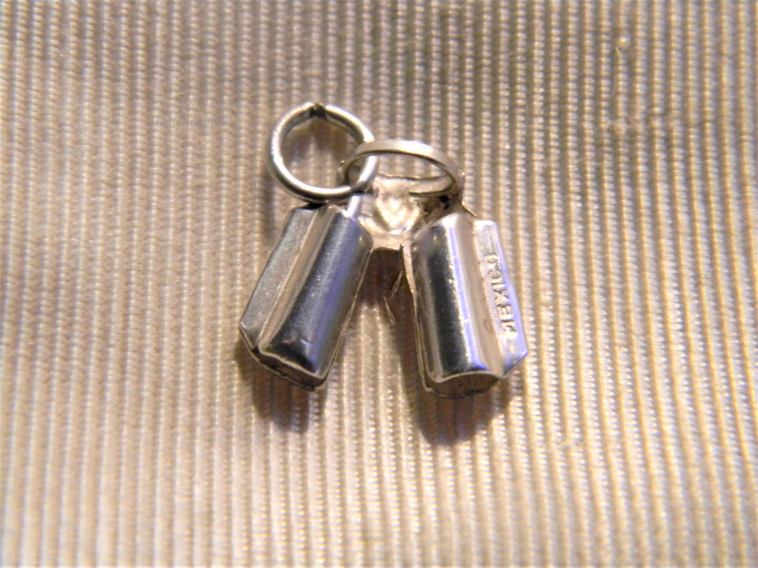 j710 Nice Vintage Sterling Chaps Charm/ Pendant