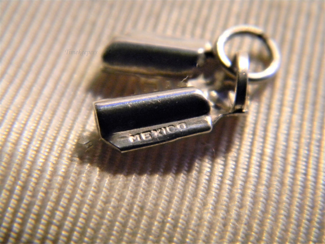 j710 Nice Vintage Sterling Chaps Charm/ Pendant