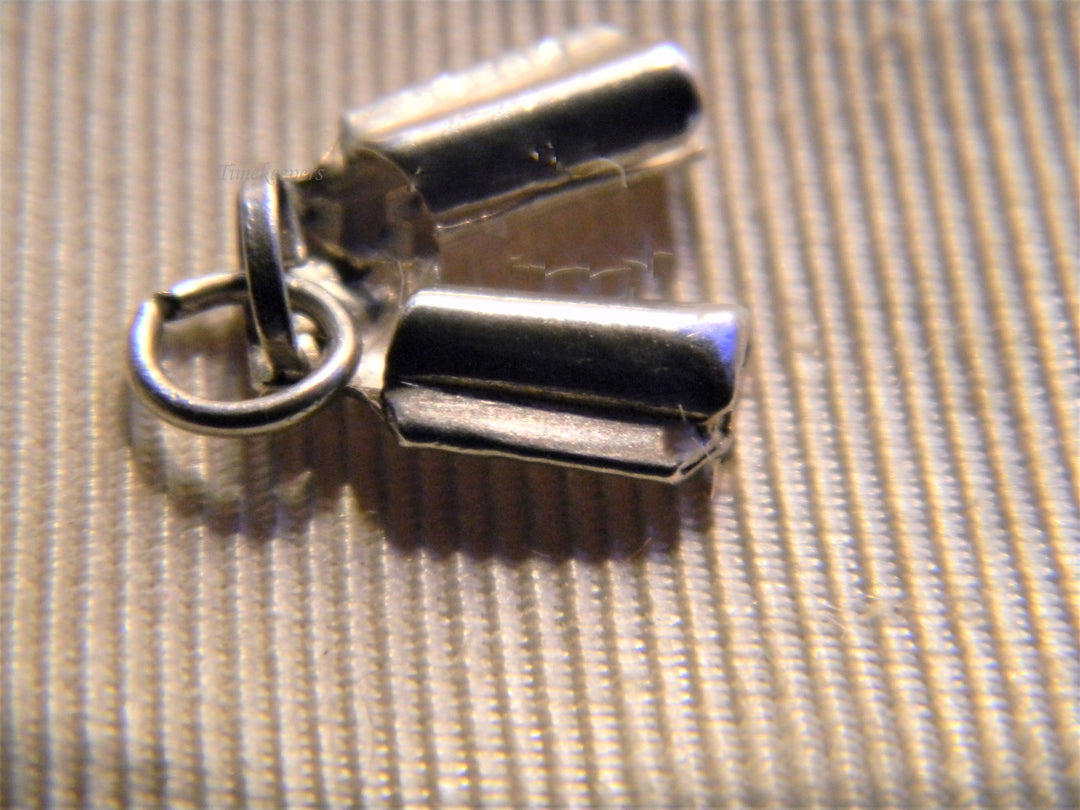 j710 Nice Vintage Sterling Chaps Charm/ Pendant