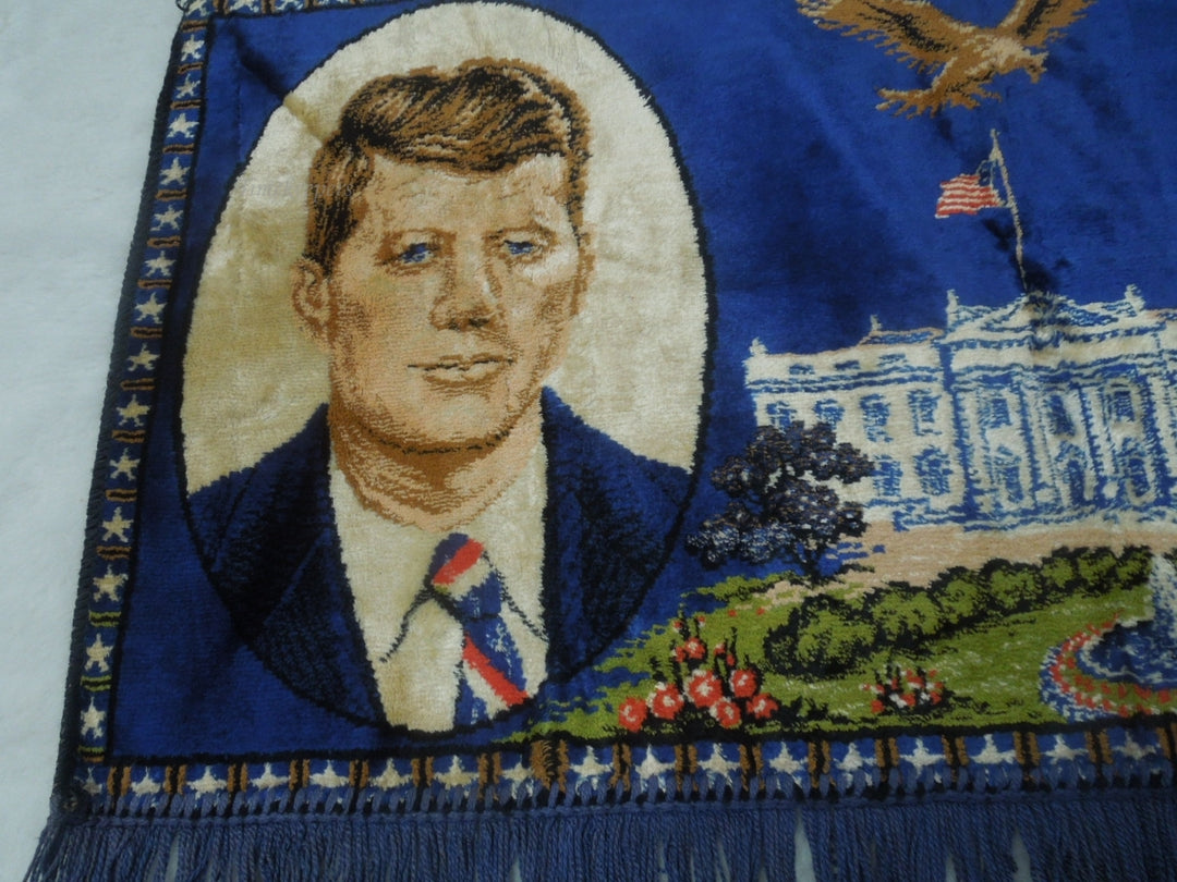 q734 Vintage Memorial Tapestry President John F. Kennedy and Senator Robt. Kennedy