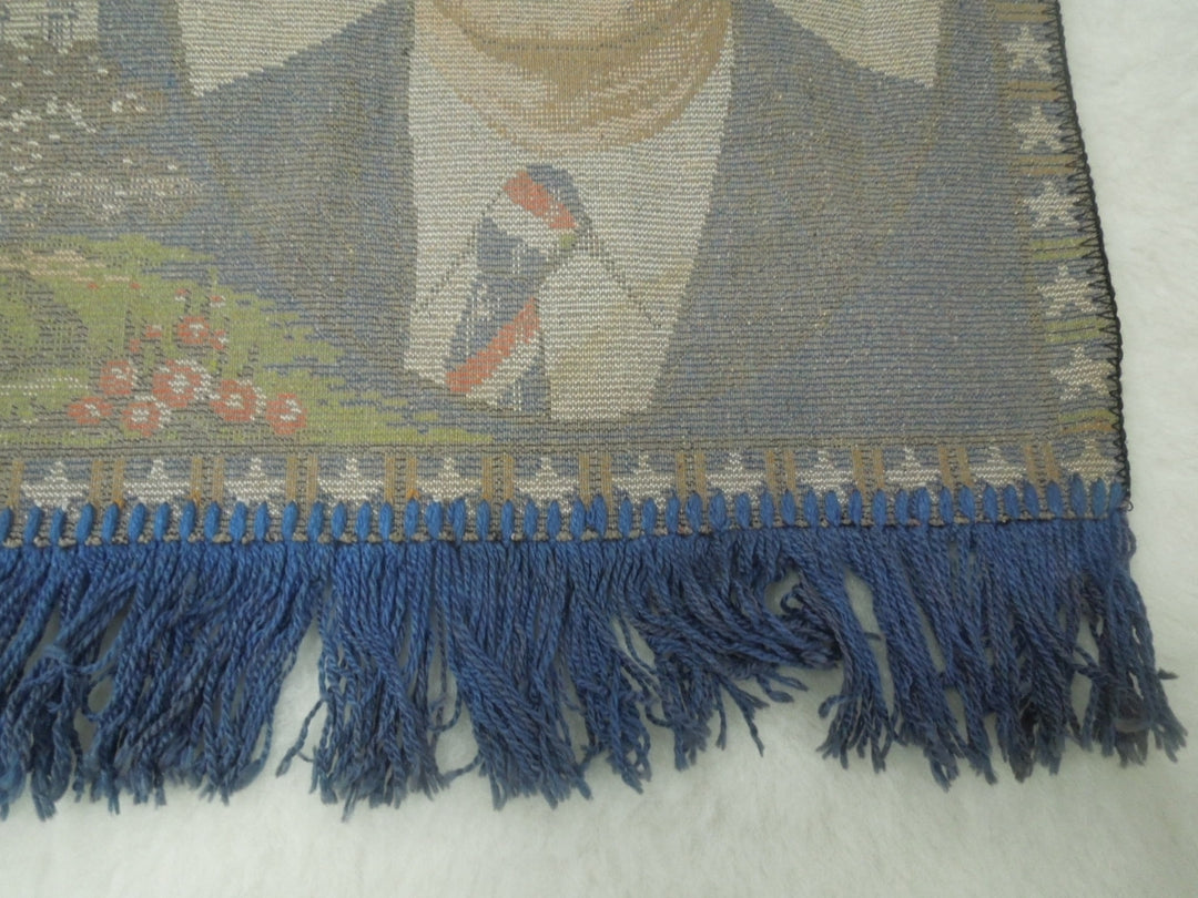 q734 Vintage Memorial Tapestry President John F. Kennedy and Senator Robt. Kennedy