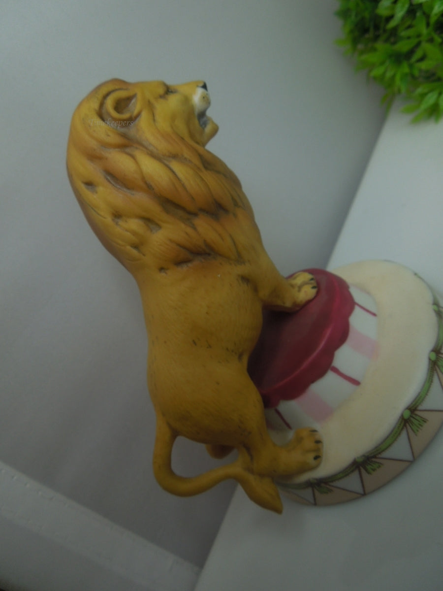 q738 Vintage 1983 Circus Royale Applause Lion Ceramic Figurine #9608