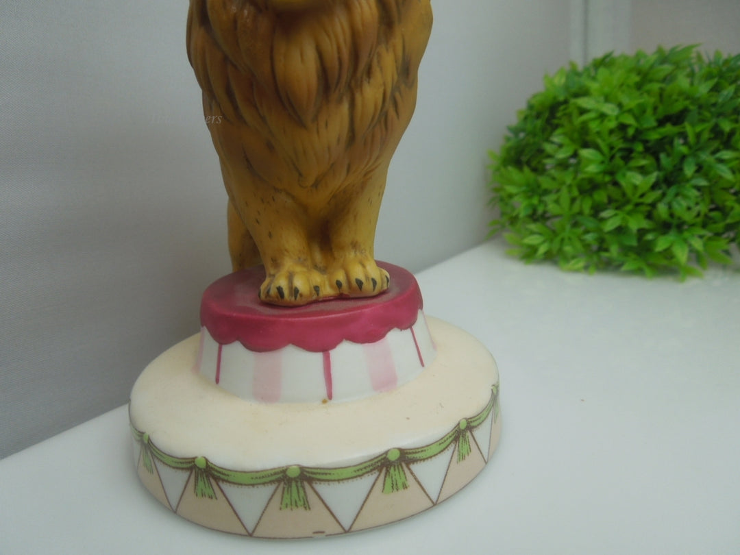 q738 Vintage 1983 Circus Royale Applause Lion Ceramic Figurine #9608