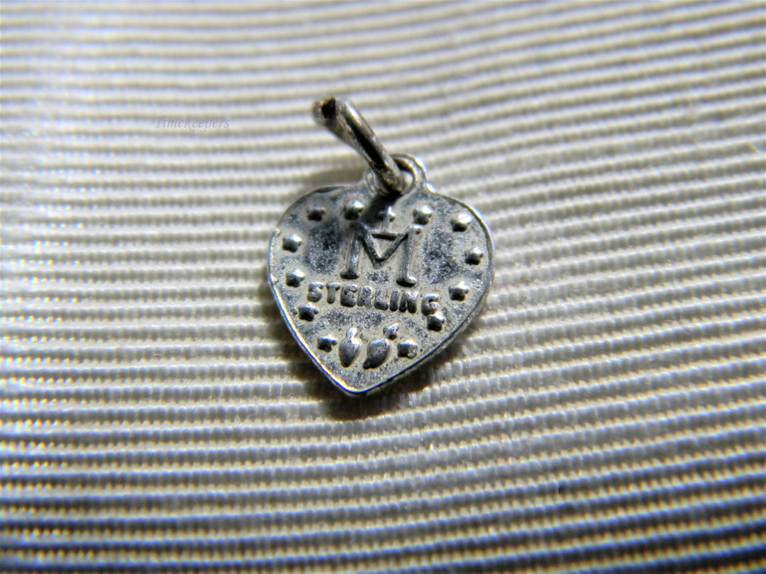 j779 Nice Religious Catholic Virgin Mother Medal Charm in Sterling Silver