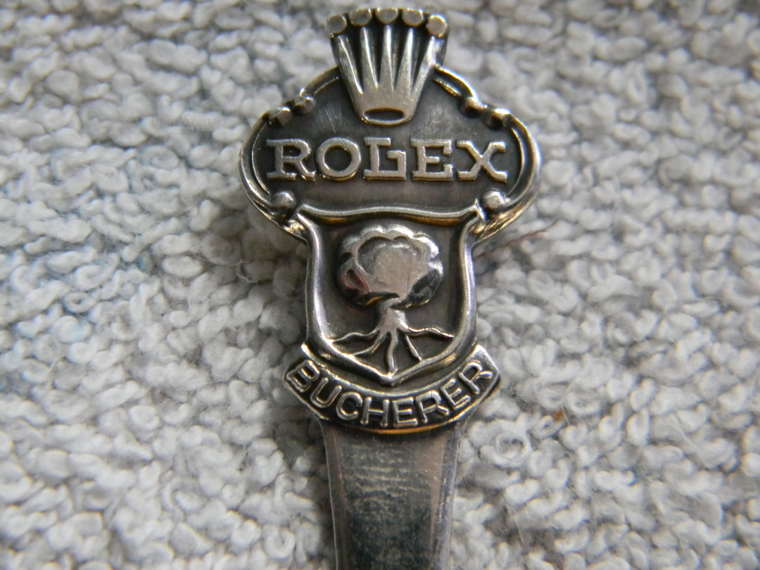 j783 Vintage Collectible Stainless Rolex Bucherer Spoon B69 M