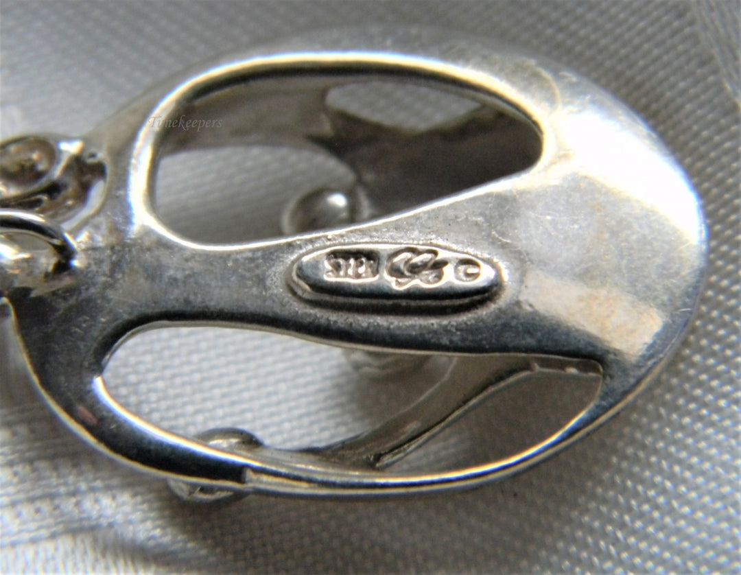 p017 Beautiful 925 Sterling Silver Family Pendant with 3 Children on Rolo chain