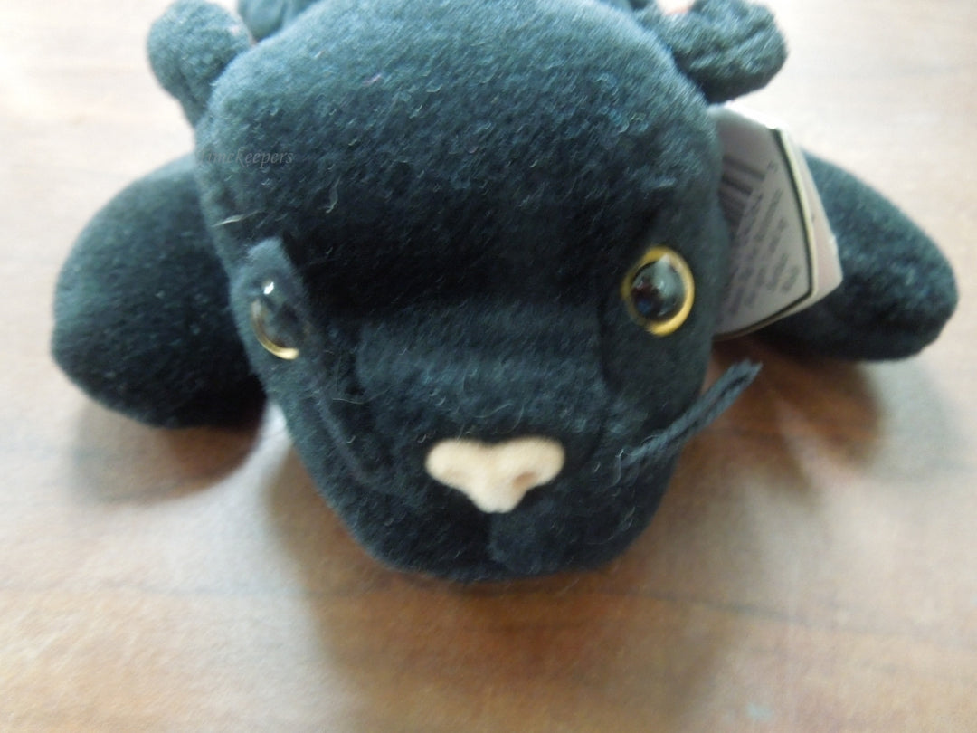q792 Rare TY Beanie Baby Velvet with numerous errors & PVC Pellets, 4th Gen Hang tag.