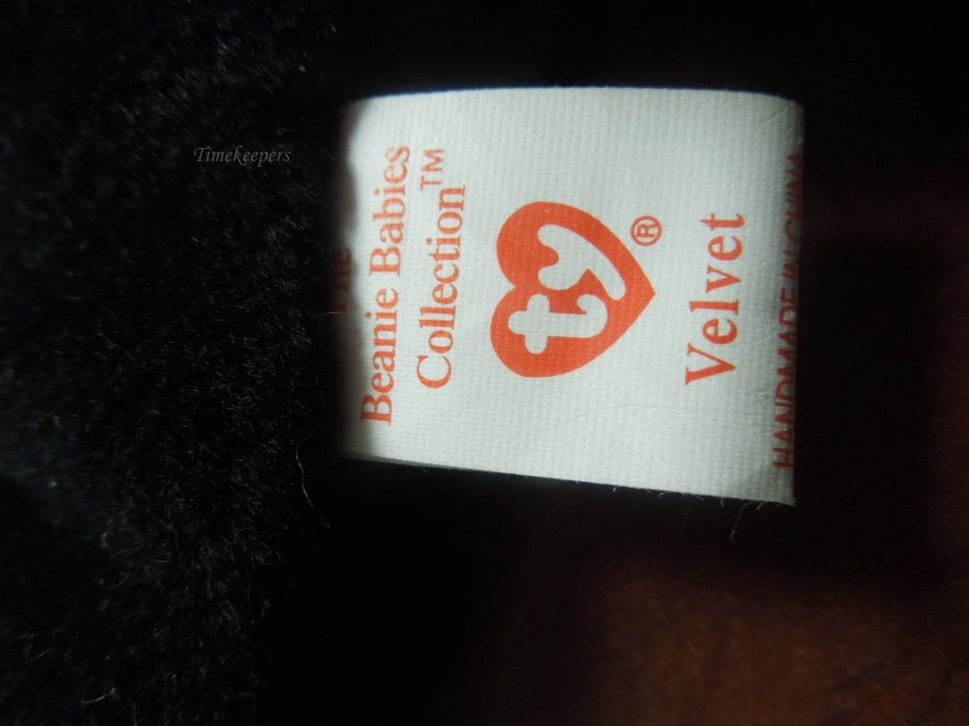 q792 Rare TY Beanie Baby Velvet with numerous errors & PVC Pellets, 4th Gen Hang tag.