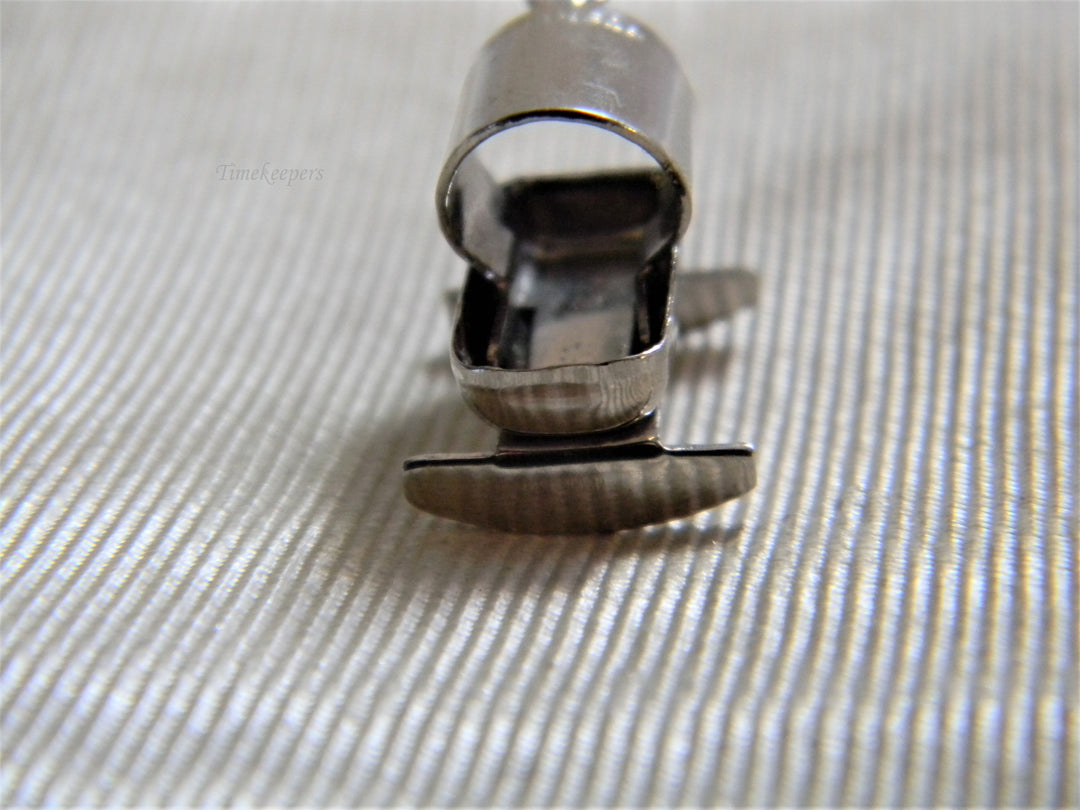 j801 Vintage Sterling Silver 3 Dimensional Cradle Charm/ Pendant