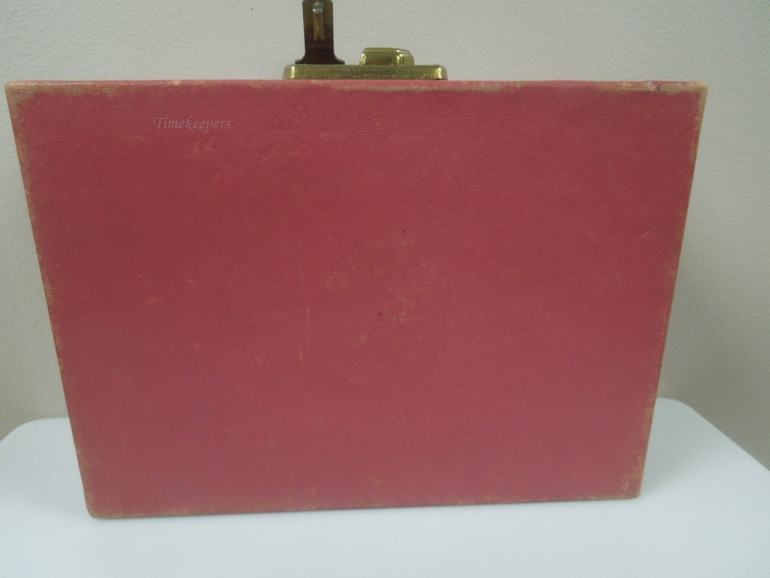 q811 Vintage Jewelry Box Upholstery Cloth Vanity Box Trinket Box