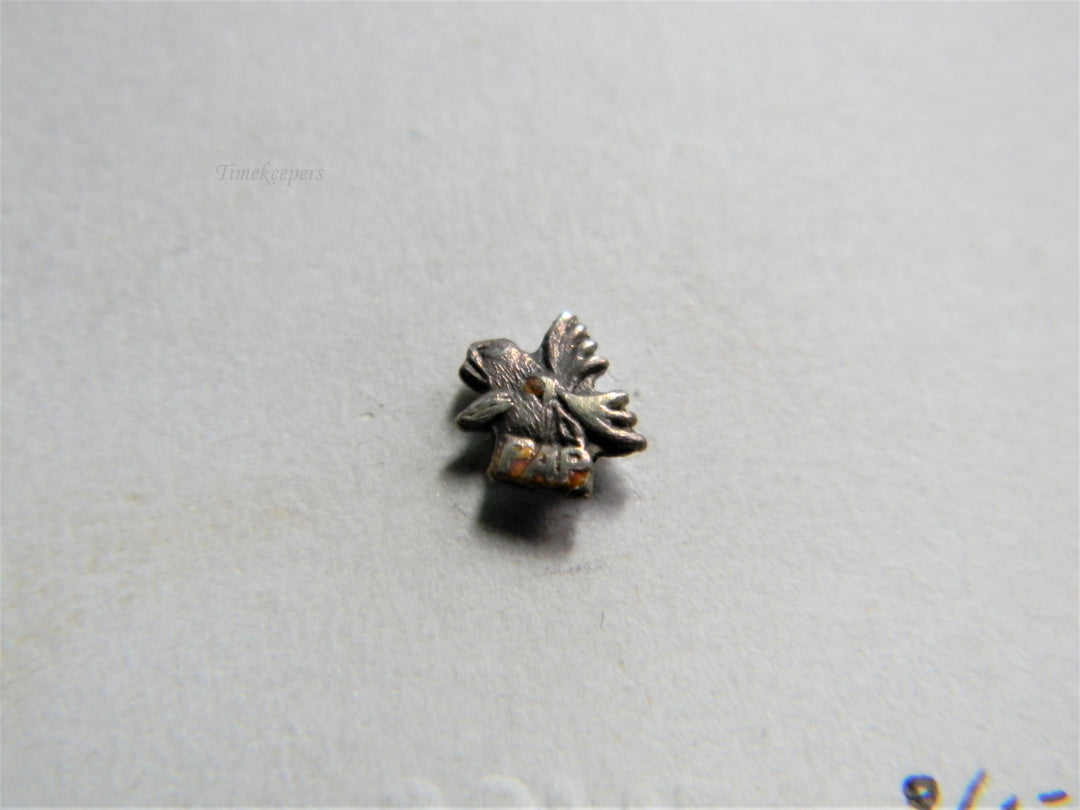 j825 Nice Vintage Moose Purity Aid Progress Hat or Lapel Pin 10k Yellow Gold