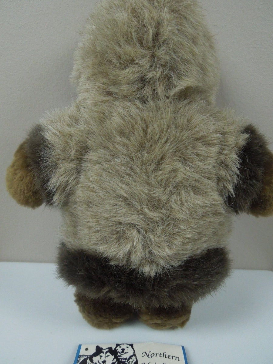 q821 Vintage Kipmik Northern Neighbors - Eskimo Girl Doll, Sailaq 10" Faux Fur Coat