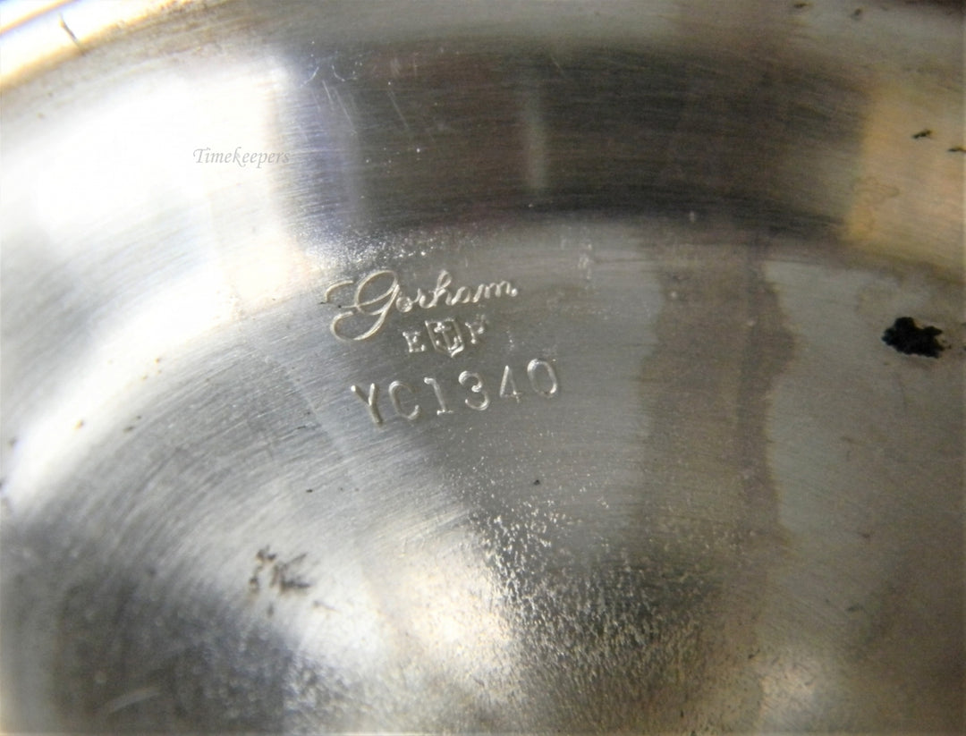 p117 Vintage EP Silver Plated Gorham Goblet with Engraving