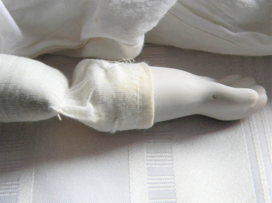 p120 Wonderful Vintage Clown Doll with cloth Body Porcelain Head, Hands, Feet