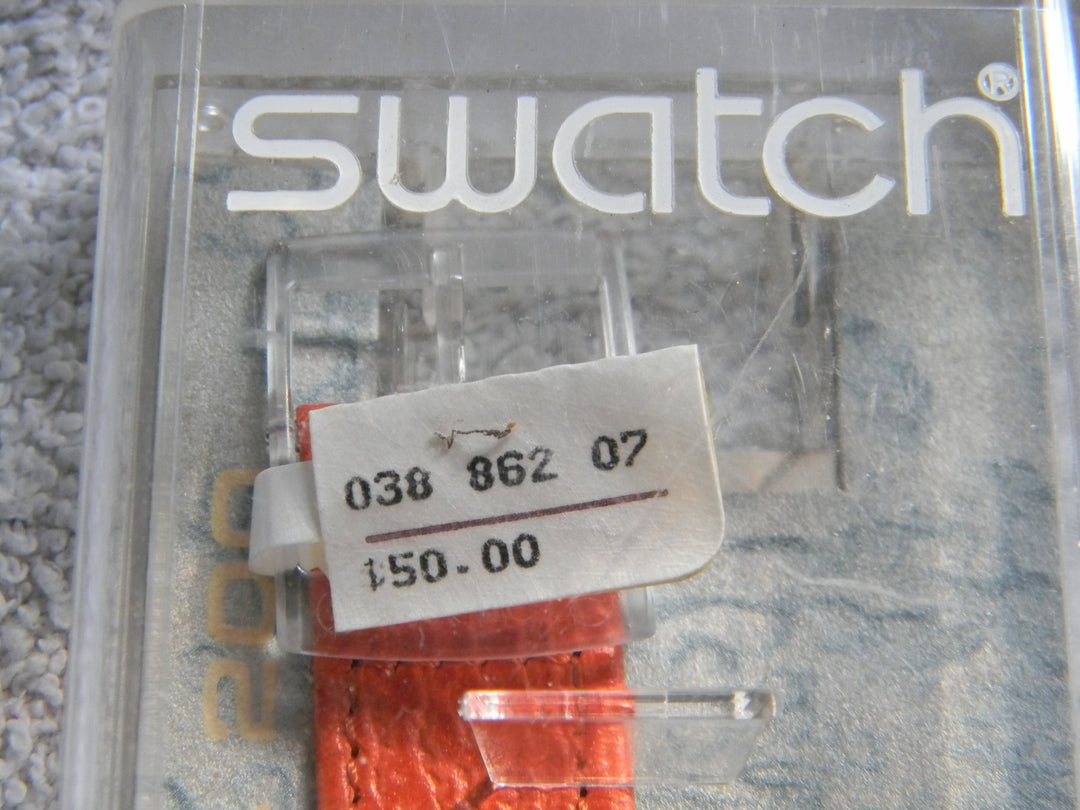 j910 Swatch Watch Red Island Scuba 200 SDK106 Quartz Movement In Box with Papers