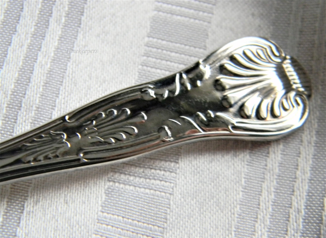 p167 Beautiful Vintage Sheffield Silver Plate Jelly Spoon with Gold Wash Bowl