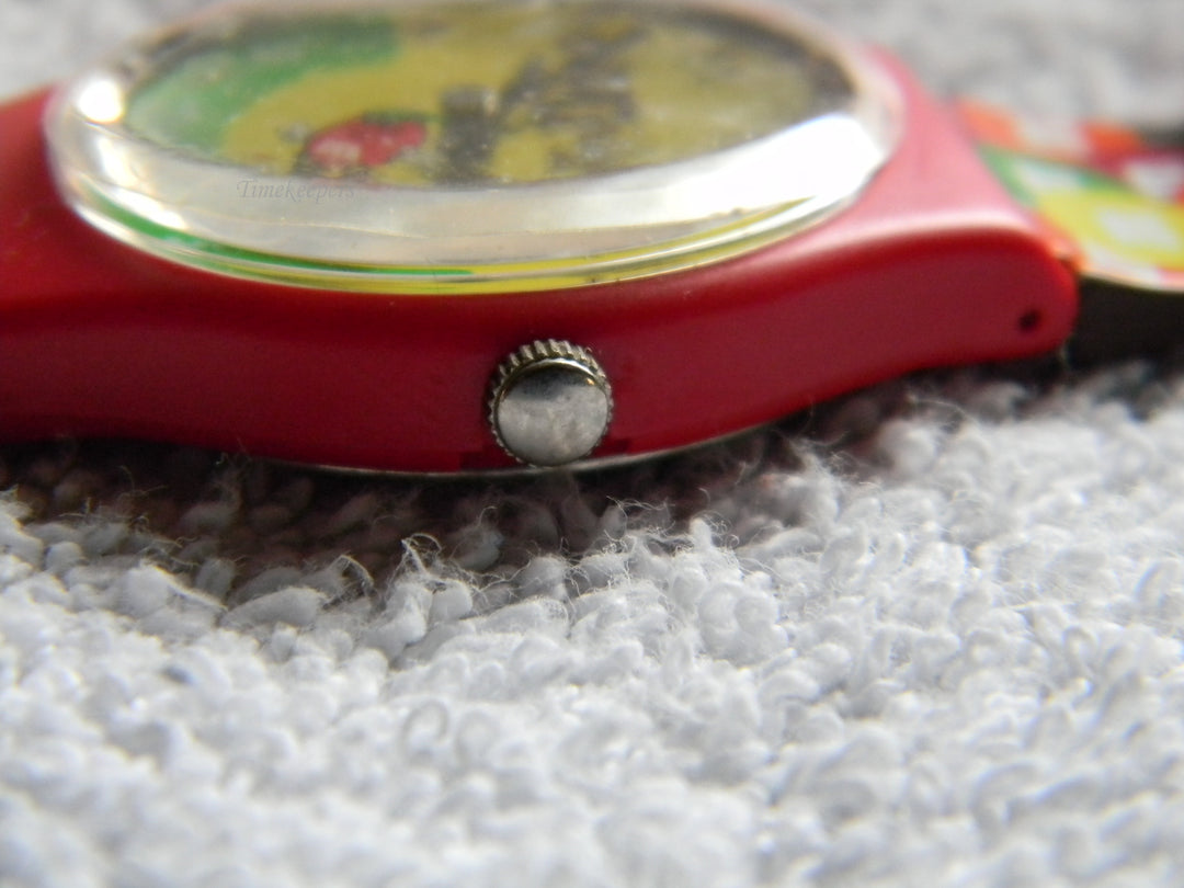 j912 1994 Mars Inc. M &amp; M Watch Quartz Movement In Box with Papers