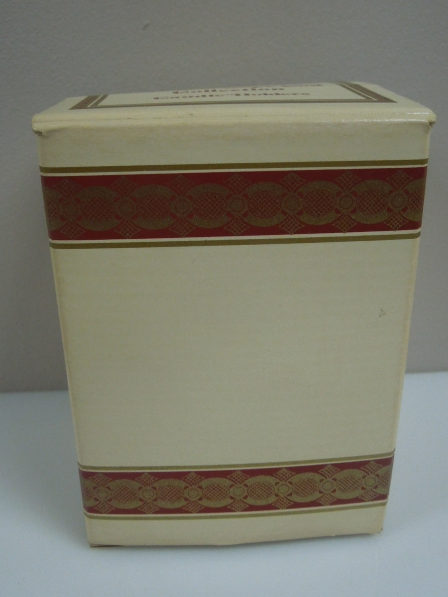 q921 Set of 2 Ruby Red Glass Avon Cape Cod Single Light Candlestick Holder Vintage