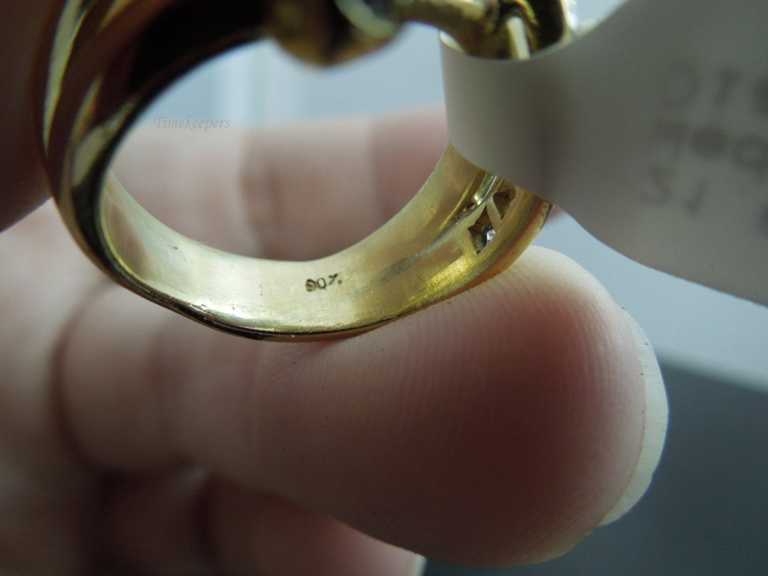 g850 Gorgeous Ladies Heart Shaped Diamond Engagement Ring Set in 21.6kt Yellow Gold