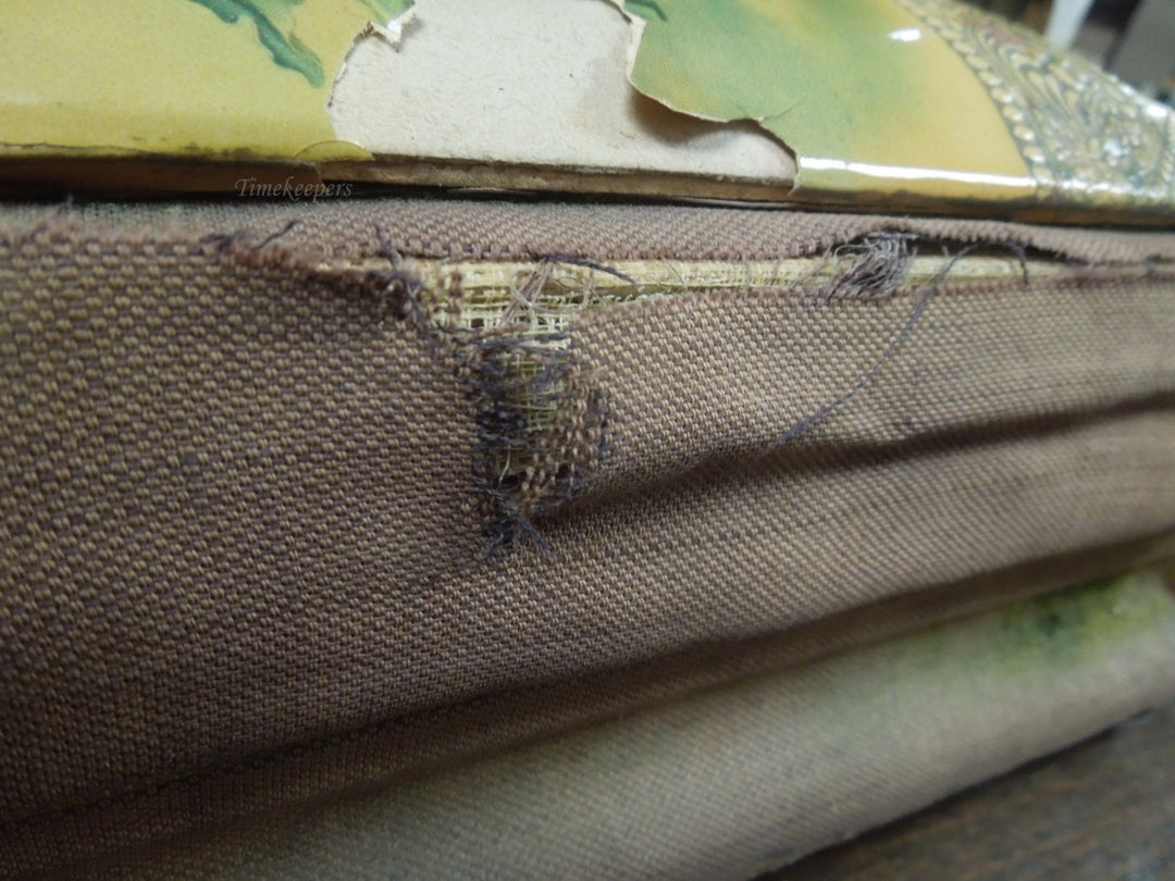 q942 Antique Victorian Celluloid Photo graph Album with Music Box