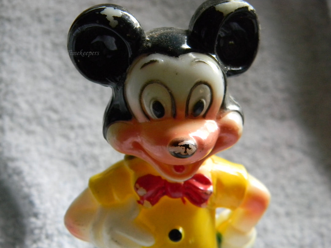 j930 Vintage Plastic MICKEY MOUSE Figure from Hong Kong 1960's