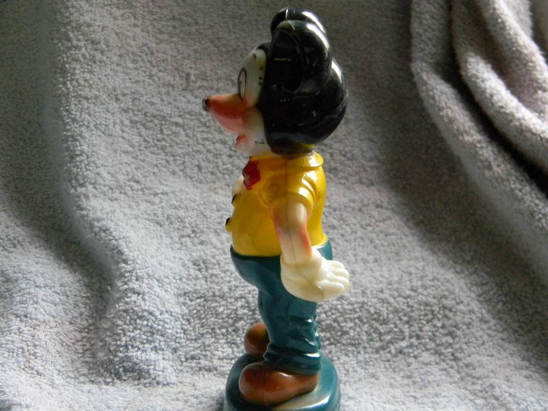 j930 Vintage Plastic MICKEY MOUSE Figure from Hong Kong 1960's